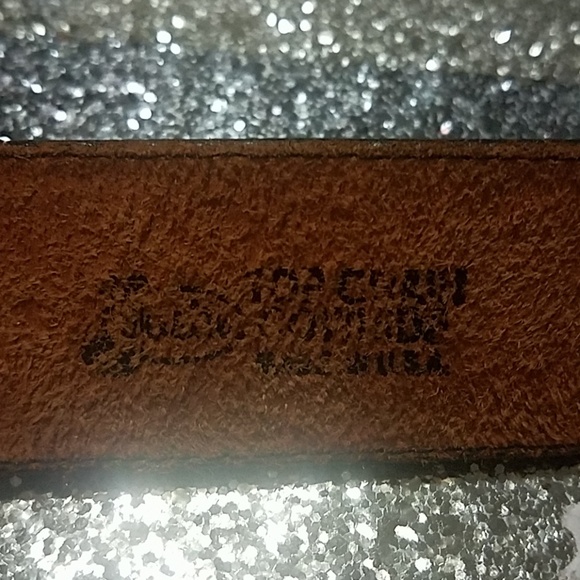 Justin western leather belt brown main image 8